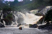 9: Kongou falls, 25 miles from Makoukou by motorized pirogue