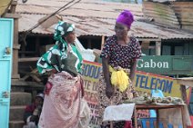 1: Street peddlers women in Makokou
