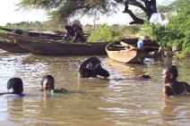 4: Shongai women bathing at Niger