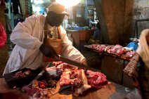 8: Meat market in Libreville