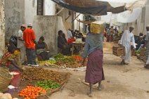 14: Market scene in Lamu old town