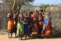 2: Samburu women dancing
