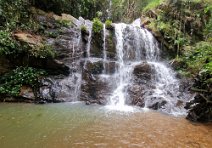 22: Falls in the rain forest of Kunda-Konda.