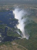 3: Bird eye view of the gorges (Vic falls)