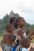 10: Ndebele children at their village in the Matopos hill