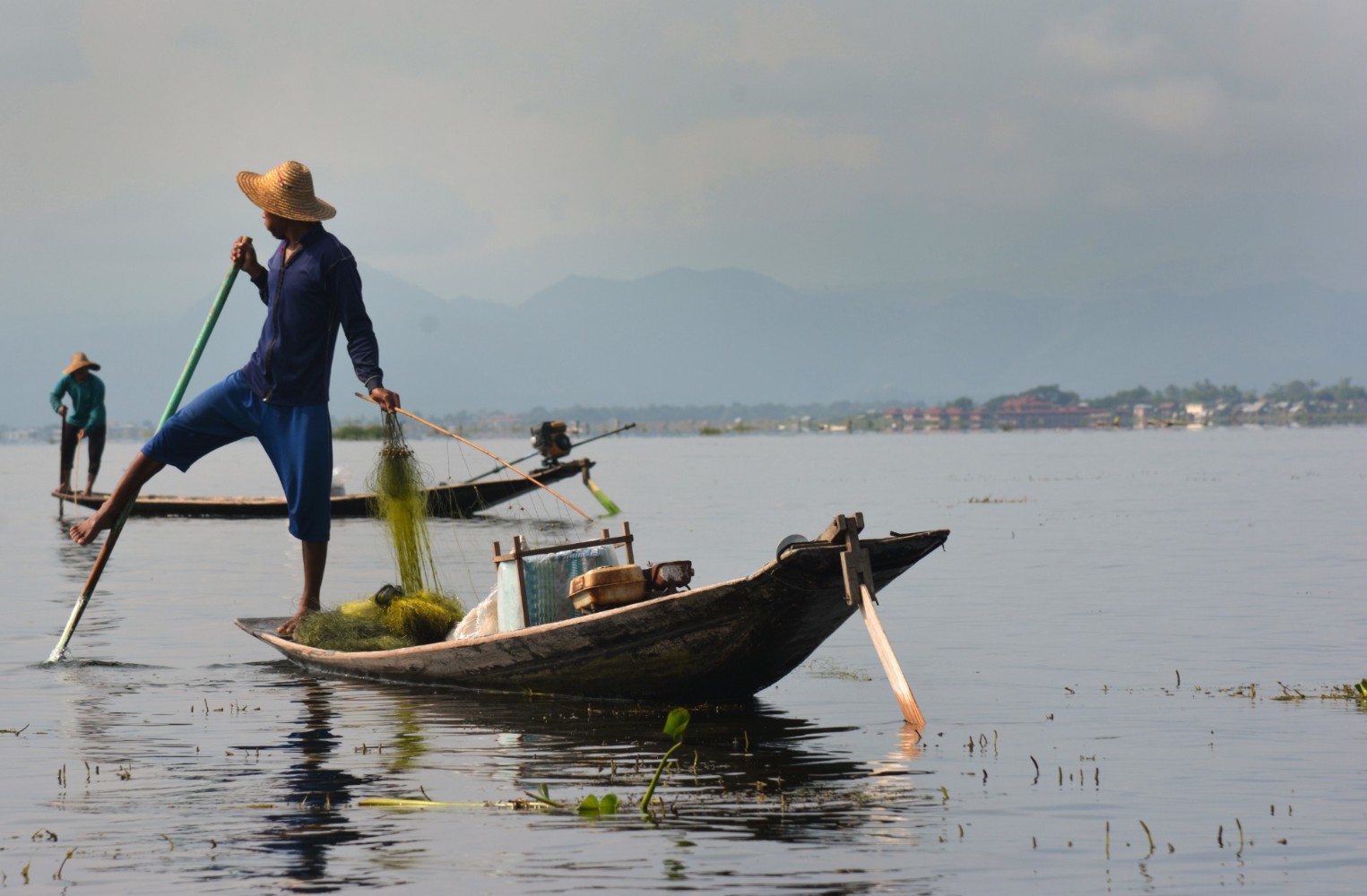 Fishers on Lake Inle Burma